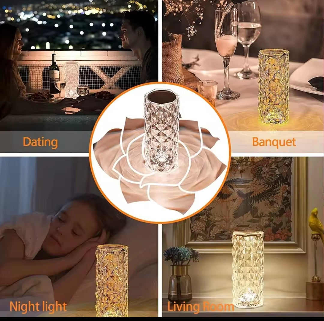 Rechargeable RGB Touch Sensor LED Candle Lamp