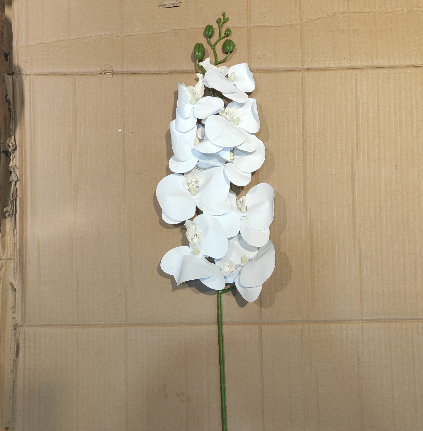 Premium Artificial Orchid Flower Stem – Large 38 Inch | Real Touch Phalaenopsis Spray for Home Décor