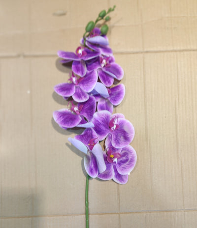 Premium Artificial Orchid Flower Stem – Large 38 Inch | Real Touch Phalaenopsis Spray for Home Décor