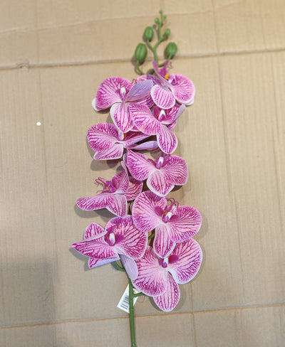 Premium Artificial Orchid Flower Stem – Large 38 Inch | Real Touch Phalaenopsis Spray for Home Décor